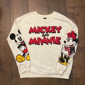Disney Mickey and Minnie Crewneck Sweatshirt